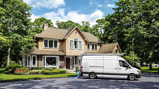 North Castle Dryer Vent Cleaning dryer vent cleaning crew working in Rye, NY
