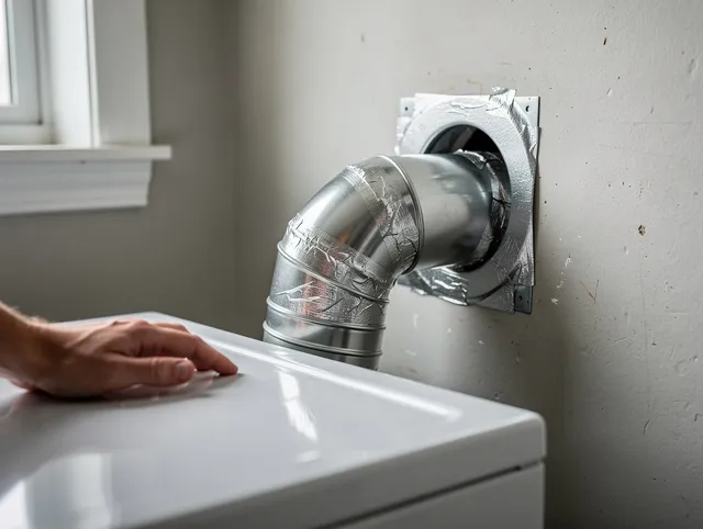 North Castle Dryer Vent Cleaning expert performing professional dryer vent repair and installation in North Castle